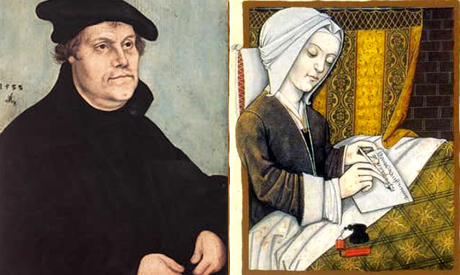 Martin Luther und Mechthild von Magdeburg